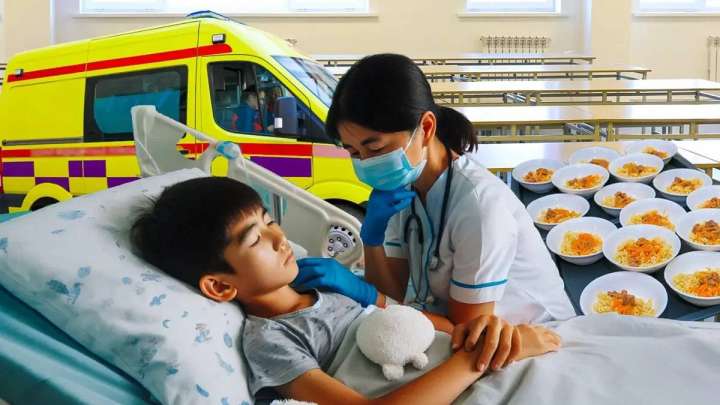 Түркістан облысында балабақшада 24 бала тамақтан уланды