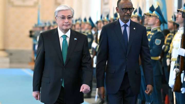 Ақорда Руанда президентін салтанатты түрде қарсы алды