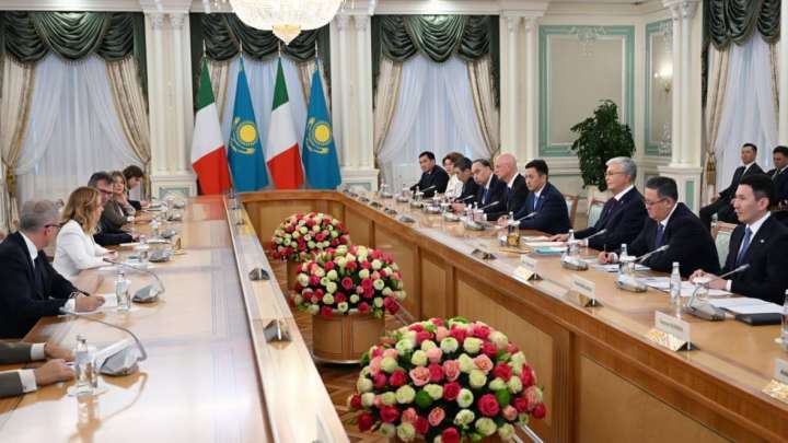 Тоқаев пен Мелони келіссөз жүргізді