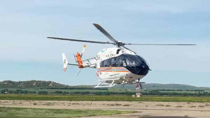 ТЖМ тікұшағы ауыр жағдайдағы баланы шұғыл түрде тасымалдады