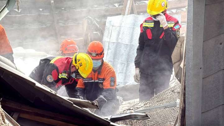 Алматыда газ-ауа қоспасы жарылып, 1 адам мерт болды