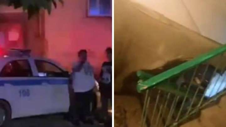 «Бесінші қабатта әйелім мен қызым қалды»: сарбаздар өрт ішінен отбасын алып шықты