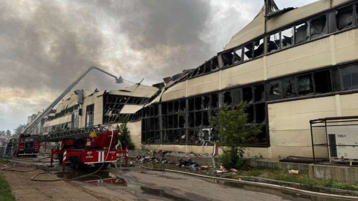 «Биг Шанхай» базарындағы өрт толығымен сөндірілді