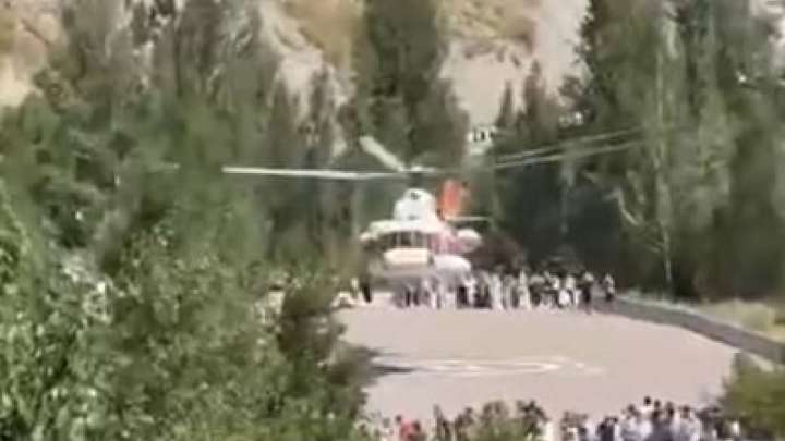 Алматыда "Медеу" спорт кешеніндегі тікұшақ демалушыларды шошытты