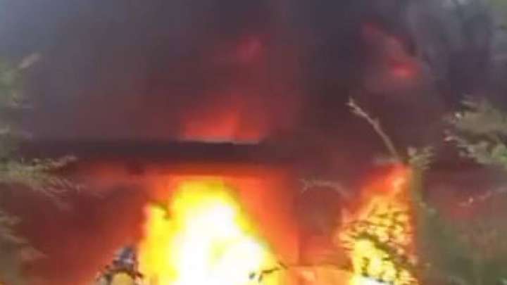 Ақтөбеде 2 жүк көлігі мен автомобиль шиналары жанып кетті