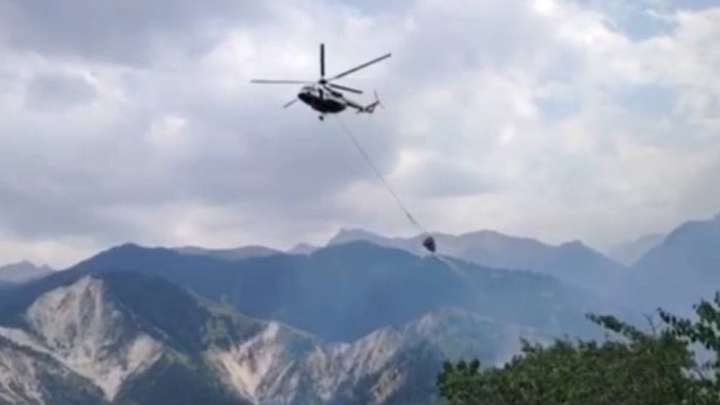 Алматы облысында құрғақ шөп өртеніп жатыр