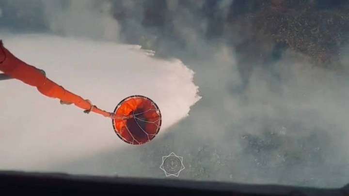 Жетісу облысында таулы аумақтағы өртті сөндіру жұмыстары жалғасуда