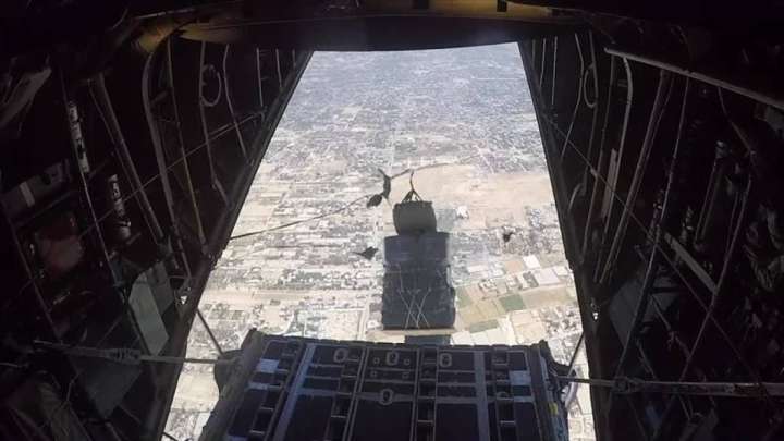 Газа секторына әуеден бес мәрте  гуманитарлық жүк түсірілді