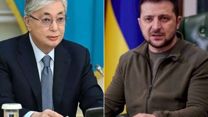 Тоқаев Зеленскийді Тәуелсіздік күнімен құттықтады