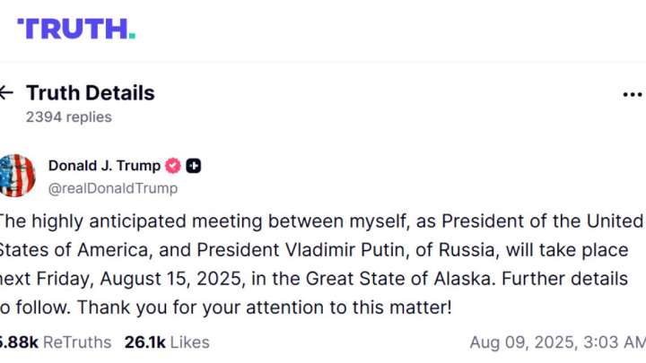 Трамп "Путинмен Аляскада кездесетін болдық" дейді