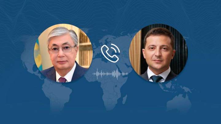 Зеленский Тоқаевпен сөйлесті