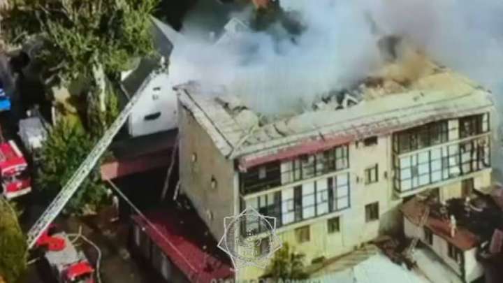 Медеу ауданында ірі өрт болды