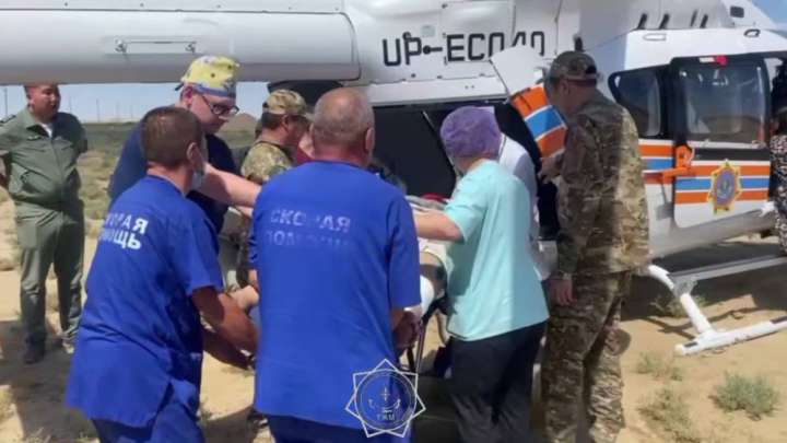 Қызылорда тұрғыны тікұшақпен шұғыл ауруханаға жеткізілді