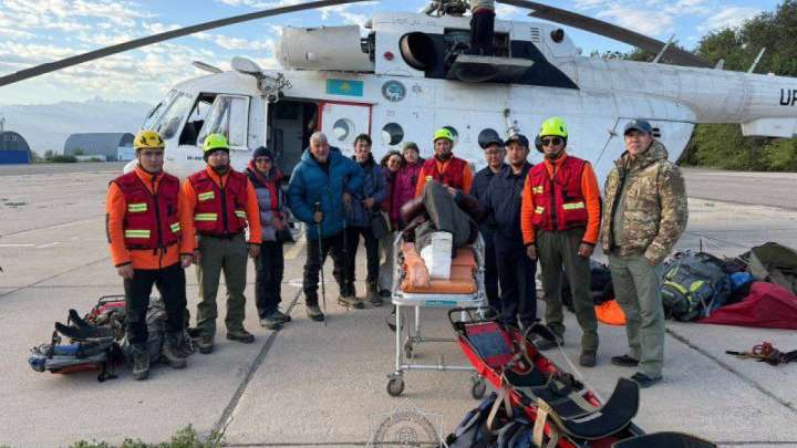 Алматы тауларында тас құлап, альпинистер өлім аузынан аман қалды