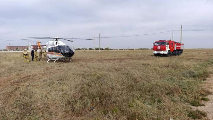 Көкшетауда ТЖМ тікұшағы шұғыл рейс жасады