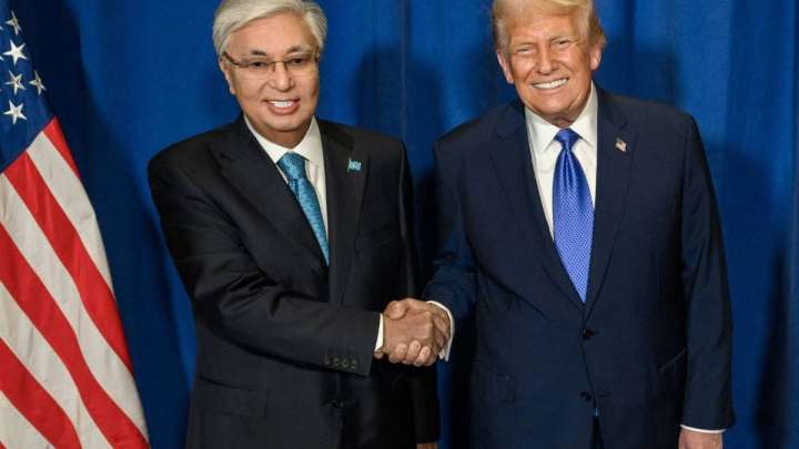 Тоқаевтың Трамппен кездескен фотосы жарияланды