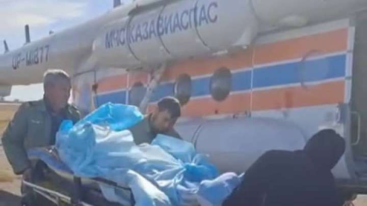 БҚО-да ауыр жағдайдағы әйел тікұшақпен тасымалданды