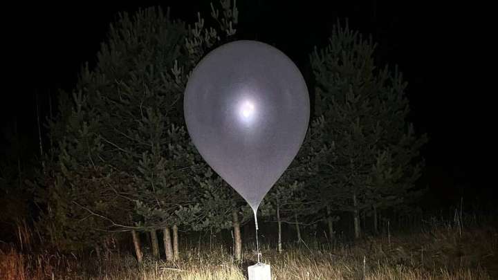 Әуе шарымен темекі тасығандар ұсталды