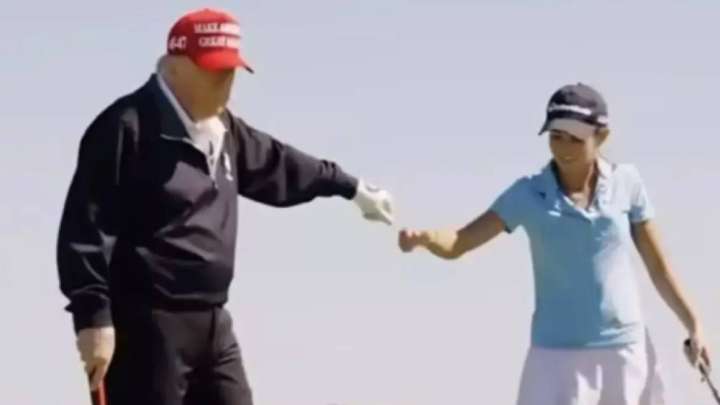 Трамптың немересі қазақстандық әншінің әнін қойып, видео жариялады