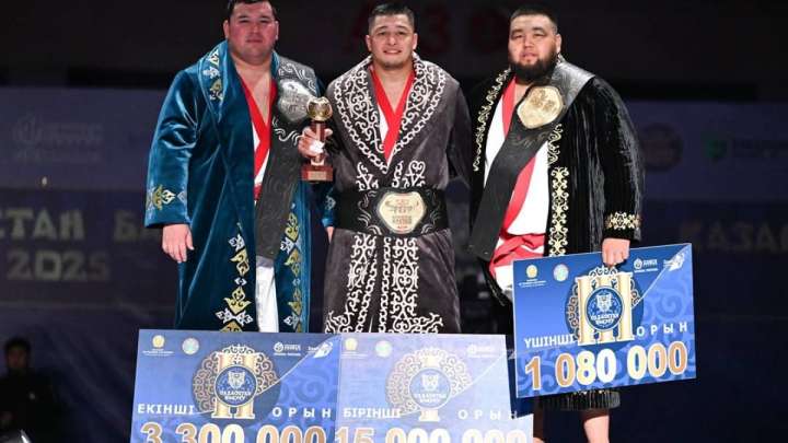 Тоқаев «Қазақстан барысы – 2025» турнирінің жеңімпазын құттықтады