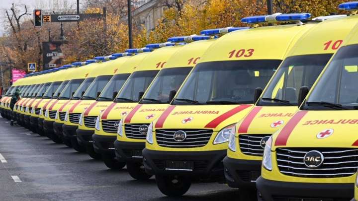 Алматыда Жедел медициналық жәрдем автопаркі жаңартылды