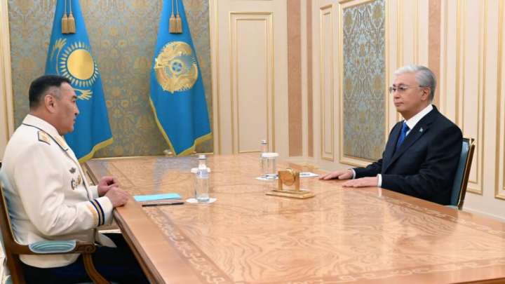 Тоқаев Ұлттық қауіпсіздік комитетінің төрағасы Ермек Сағымбаевты қабылдады