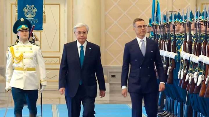 Қасым-Жомарт Тоқаев Финляндия Президентін Ақордада қарсы алды