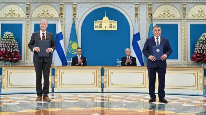 Қазақстан мен Финляндия арасында 15 құжатқа қол қойылды