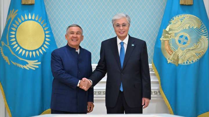 Мемлекет басшысы Татарстан Республикасының Раисы Рустам Миннихановпен кездесу өткізді 