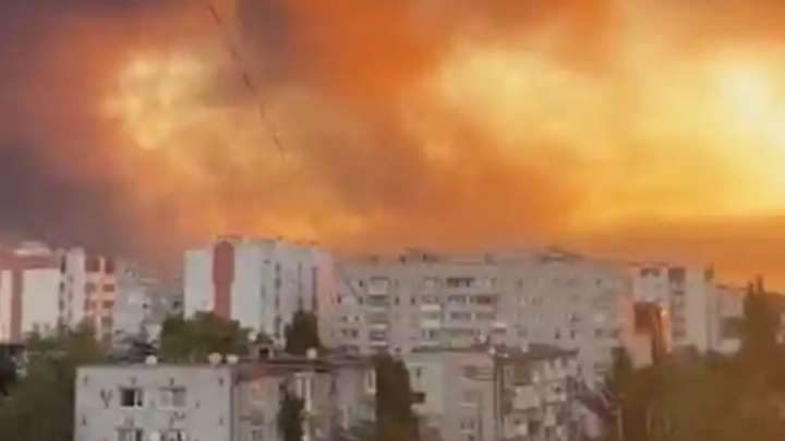 Ресей Украинаға соққы жасады: Полтава маңындағы газ нысанында өрт шықты