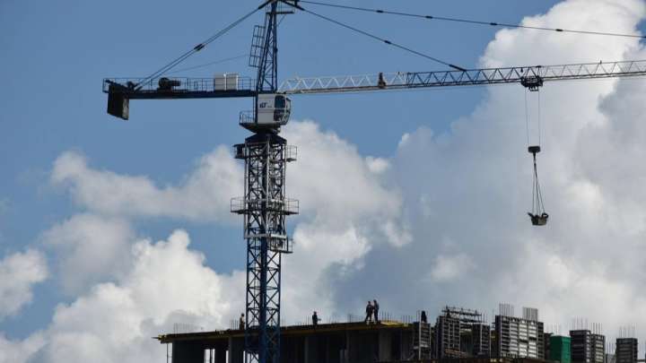 Павлодарда салынып жатқан ғимарат опырылды