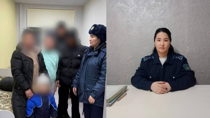 ШҚО-да полиция қызметкері бес баланы құтқарды