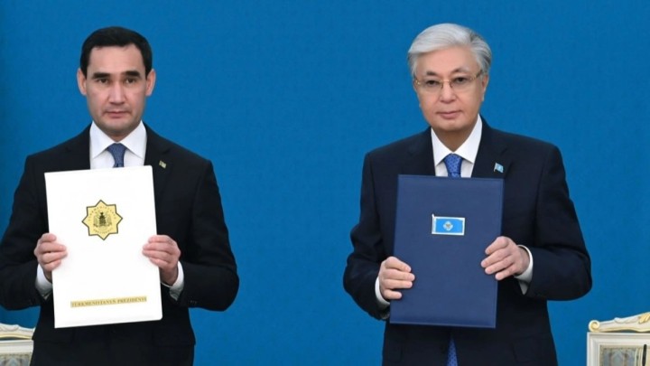 Қазақстан мен Түрікменстан бірқатар келісімге қол қойды