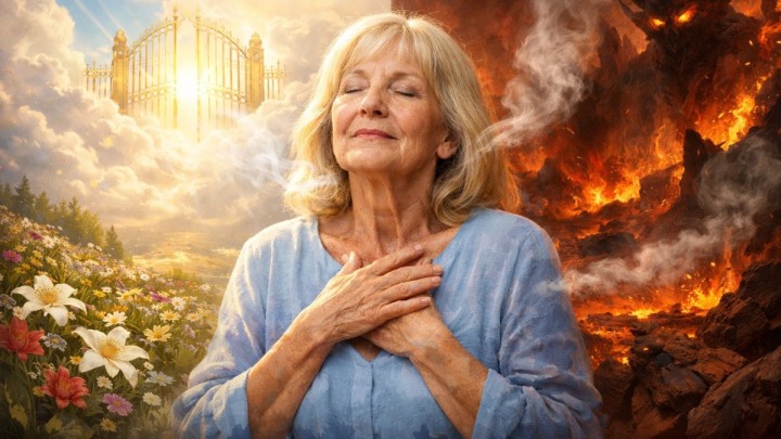 68 жастағы әйел 11 минутқа ана дүниеге кетіп, жұмақ пен тозақта не көргенін айтып берді