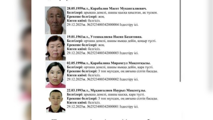"Дәрігерге барамыз" деп кетіп, жер жұтқандай жоғалған отбасы жайлы тың дерек шықты