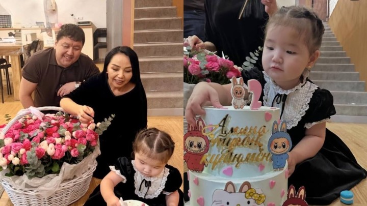 "Әкесінен аумайды": Алтынай Жорабаева екінші күйеуінен туған қызын көрсетті (ФОТО)