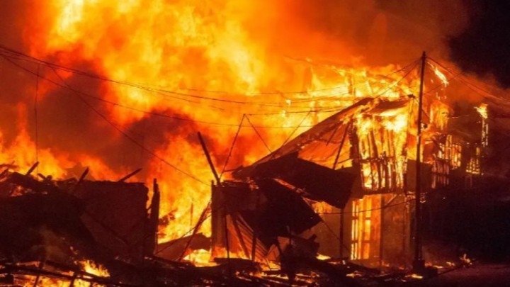 Павлодар облысында жер үй өртеніп, екі бала қаза тапты