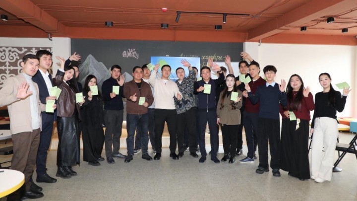 Алматы қаласының жастары жаңа Конституцияны қолдады