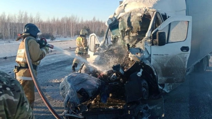 Ақмола облысындағы жол апаты. Жүргізуші көліктің ішінде қысылып қалды