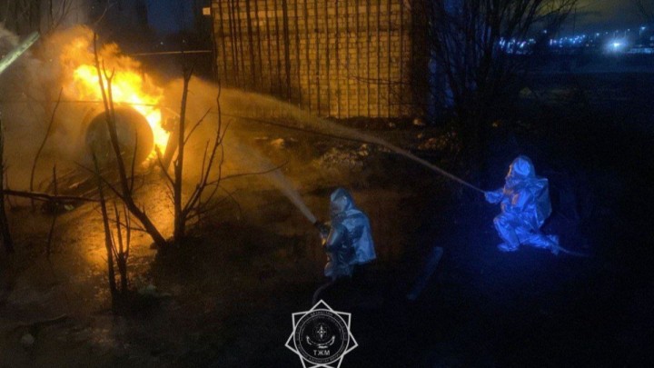 Ақтөбеде газ құю станциясында жарылыс болды