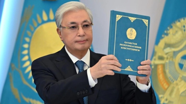 Қасым-Жомарт Тоқаев Конституцияны қабылдауға арналған салтанатты жиынға қатысты