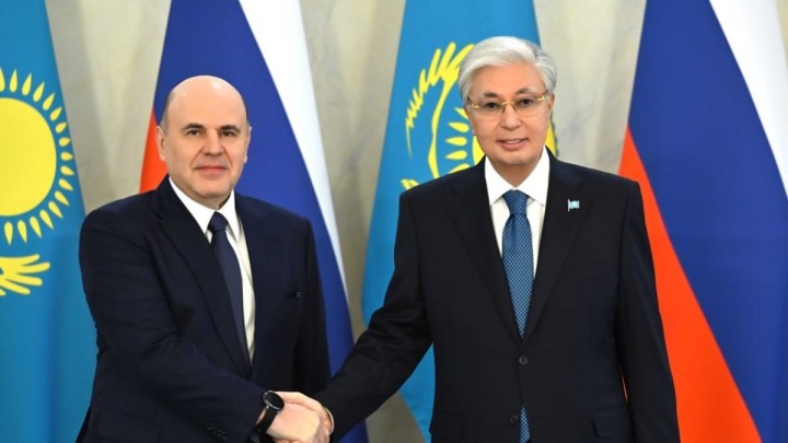 Тоқаев Ресей Премьер-министрін қабылдады