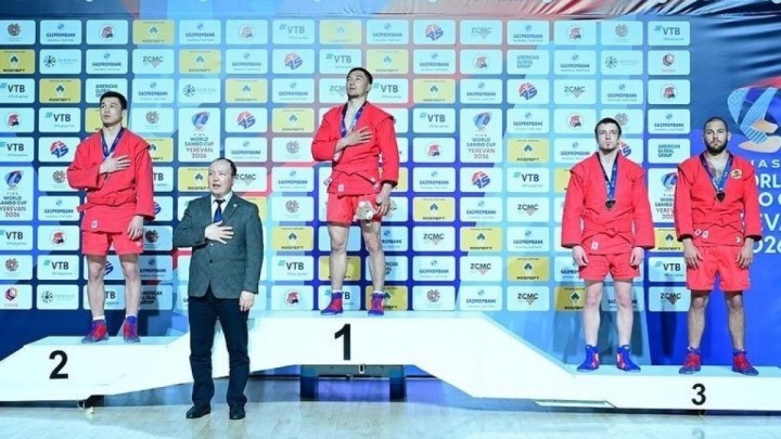 Қазақстандық самбошылар Ереванда өткен әлем кубогында табысты өнер көрсетті