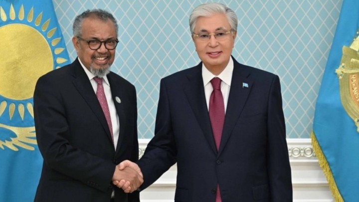 Президент Дүниежүзілік денсаулық сақтау ұйымы басшысымен маңызды мәселелерді талқылады