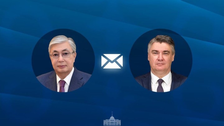 Тоқаев Хорватия Президентін Мемлекеттілік күнімен құттықтады