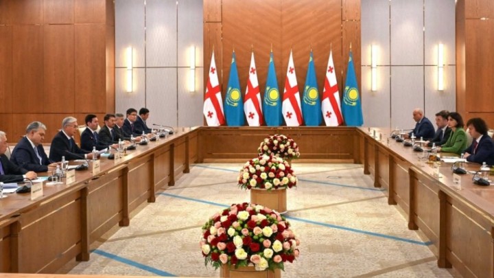 Қасым-Жомарт Тоқаев пен Ираклий Кобахидзе келіссөз жүргізді