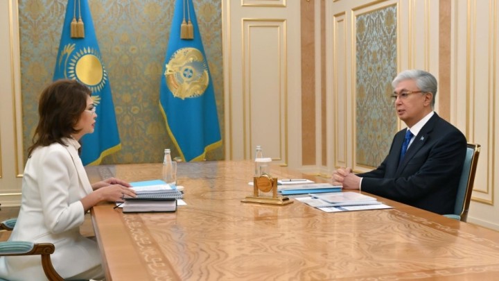 Аида Балаева Президентке жаңа Конституцияны іске асыру барысын баяндады