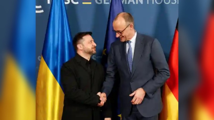 Мерц пен Зеленский Украинаға әуе қорғанысы зымырандарын жеткізуді талқылады