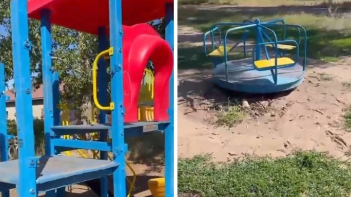 Ақмола облысында өз қаржысына балалар алаңын салған кәсіпкер 1,25 млн теңге айыппұл арқалады