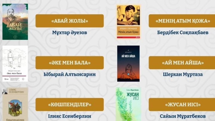 Елімізде ең оқылымды 10 кітап анықталды. Сіз қайсысын оқыған жоқсыз?